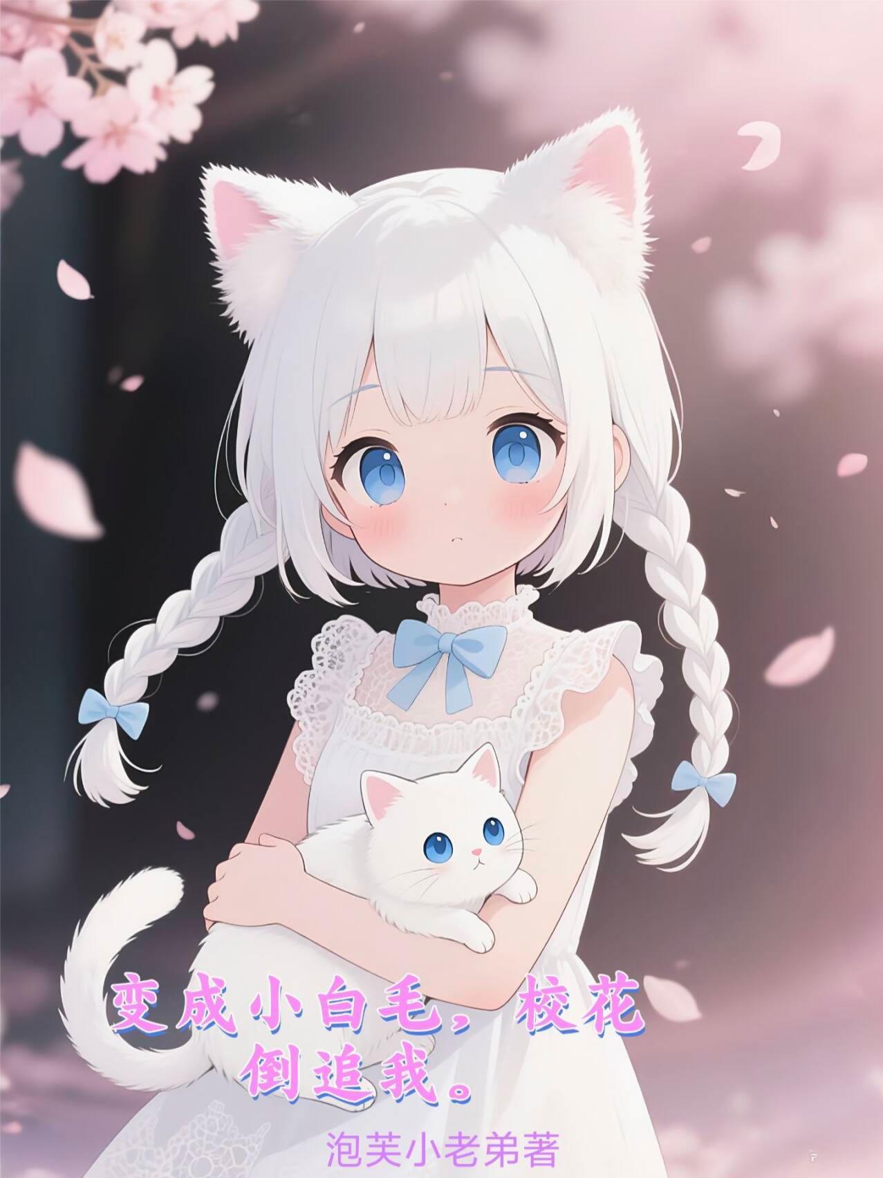 变成白毛萝莉的